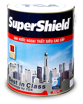 Sơn nước ngoài trời cao cấp TOA Super Shield - 3.785 lít